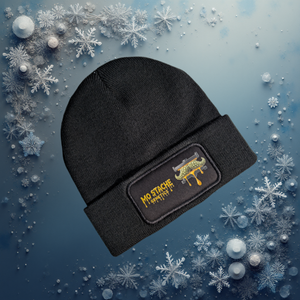 Mo Stache Genetics Rosin Press Stache Beanie Hat - Black
