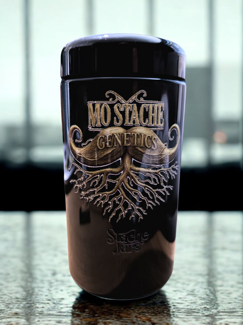 Stache jars Collab 01 - Mo Stache Genetics