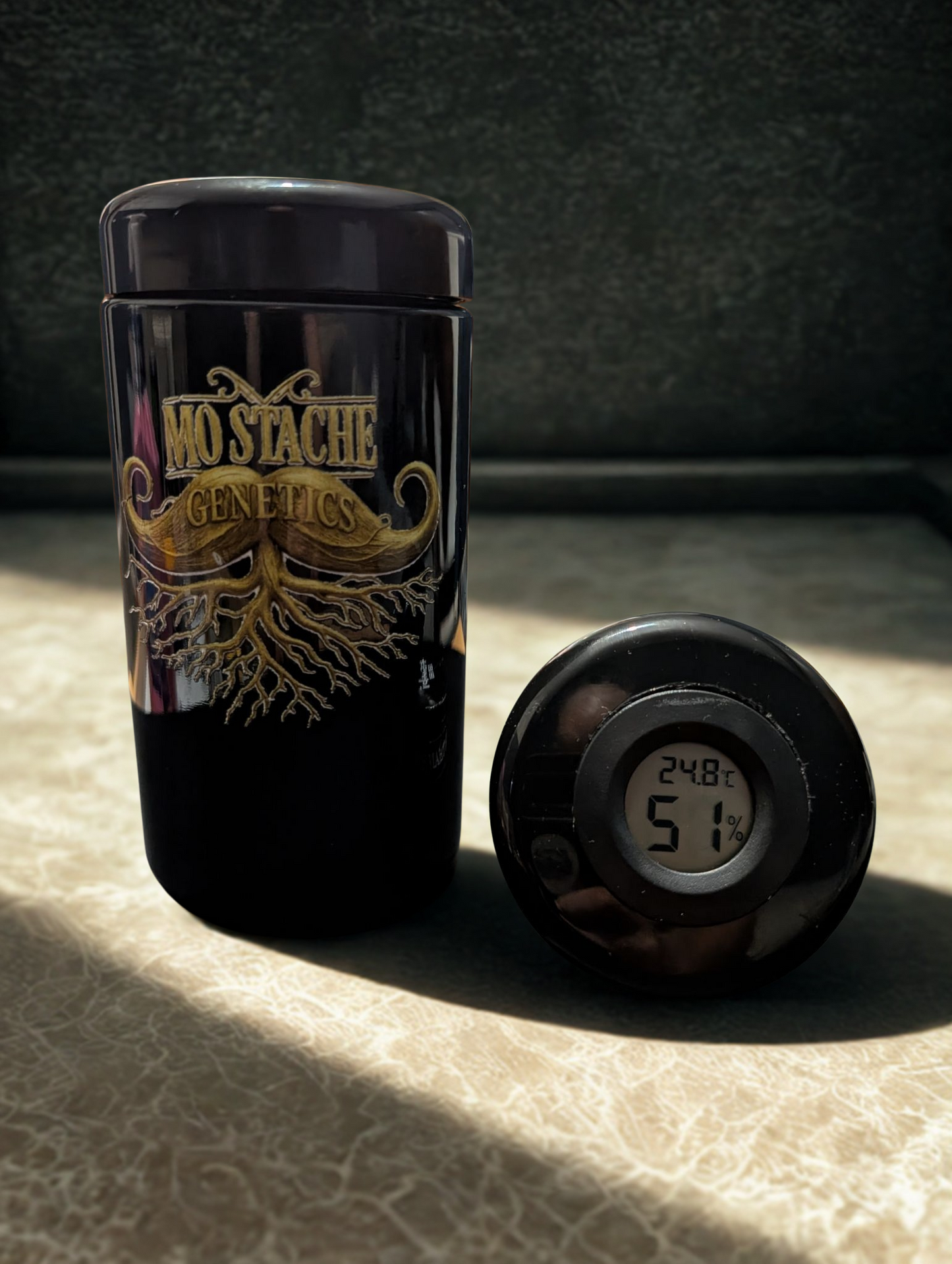 Stache jars Collab 01 - Mo Stache Genetics